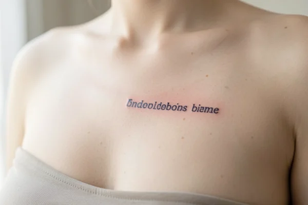 23 Trending Minimalist Underboob Word Tattoos Worth the Pain
