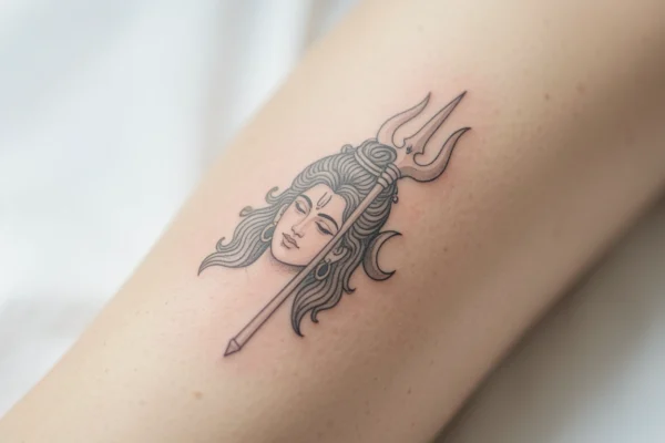 20 Inspiring Minimalist Shiva Tattoo Design to Honor Your Journey