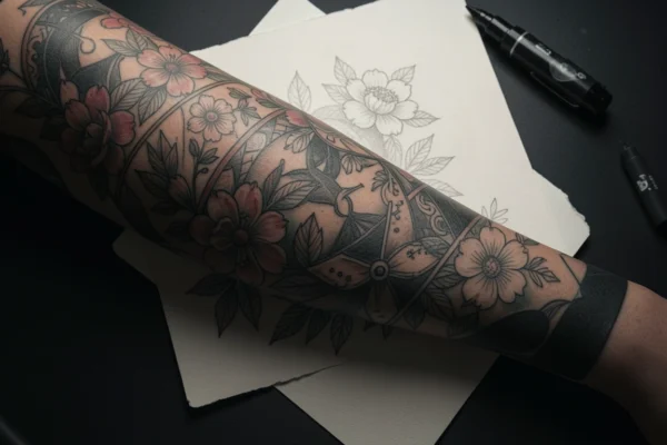 11 Pretty Full Sleeve Tattoos to Honor Your Journey