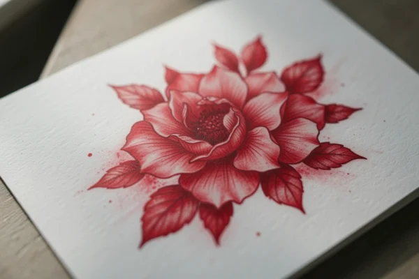 12 Delicate Baddie Red Ink Tattoos Every Woman Will Love