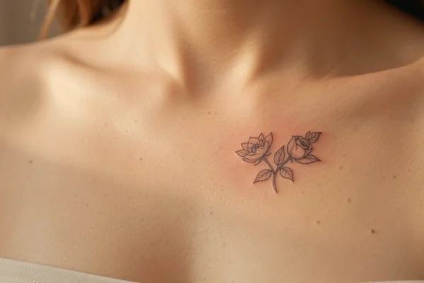 51 Dreamy Small Chest Tattoos That Tell a Story