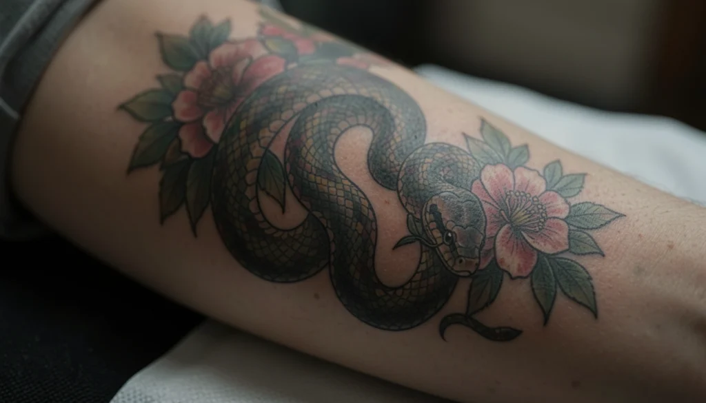 Meaningful Snake Tattoos For Women Inspo