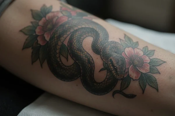 13 Feminine Meaningful Snake Tattoos to Honor Your Journey