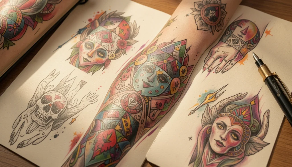 Patchwork Tattoo Ideas With Deep Meaning