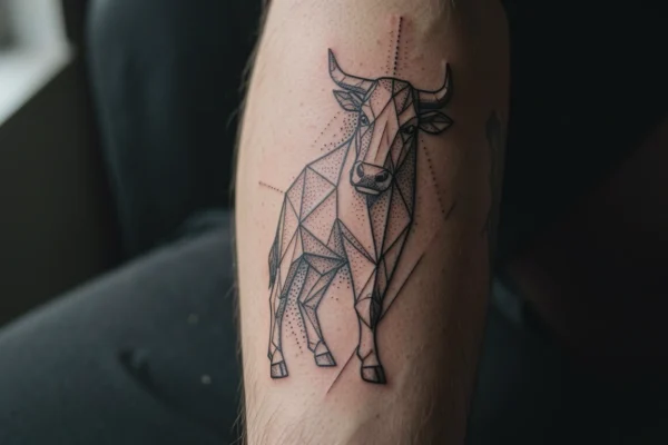 35 Original Geometric Calf Tattoos Made for Bold Men