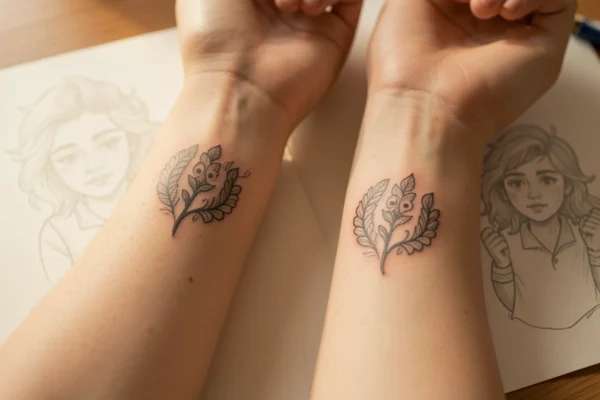 21 Gorgeous Meaningful Mother Daughter Matching Tattoos That Tell a Story