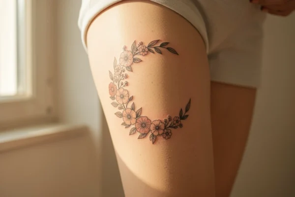 51 Classic Delicate Thigh Tattoos Unique Every Woman Will Love