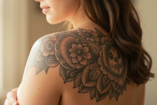 17 Soulful Back Shoulder Tattoos That Tell a Story