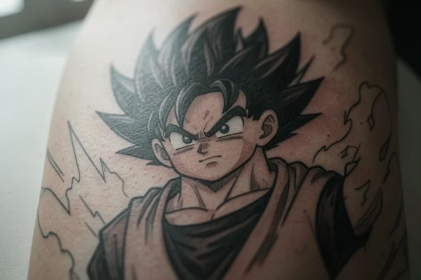 23 Chic Aesthetic Dragon Ball Inspired Tattoos for True Fans