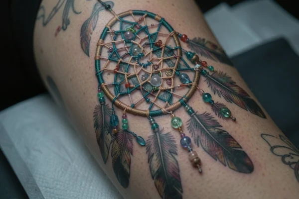 20 Soft Meaningful Dream Catcher Tattoos That Tell a Story