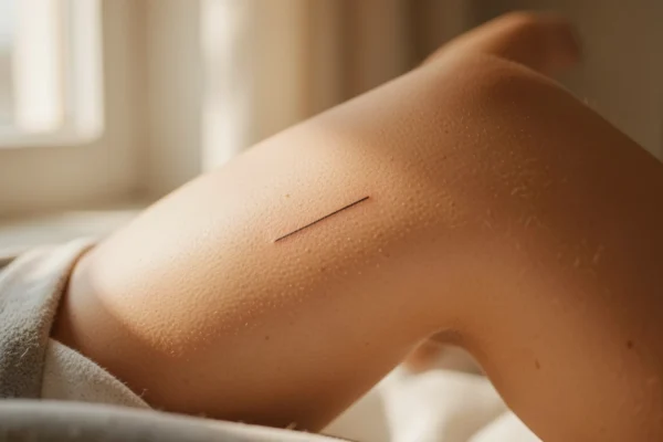12 Cool Minimalist Thigh Tattoos Every Woman Will Love